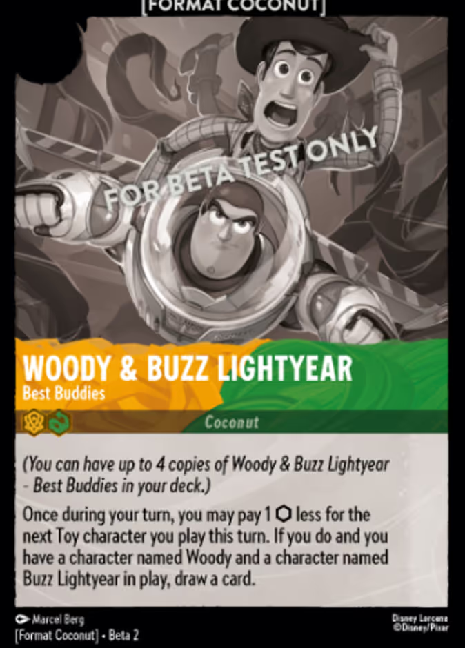 Woody & Buzz Lightyear - "Best Buddies" - 19 - Format Coconut