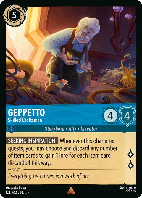 Geppetto - Skilled Craftsman - 174 - Reign of Jafar