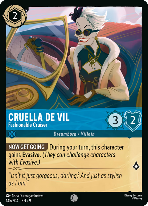 Cruella De Vil - Fashionable Cruiser - 145 - Fabled