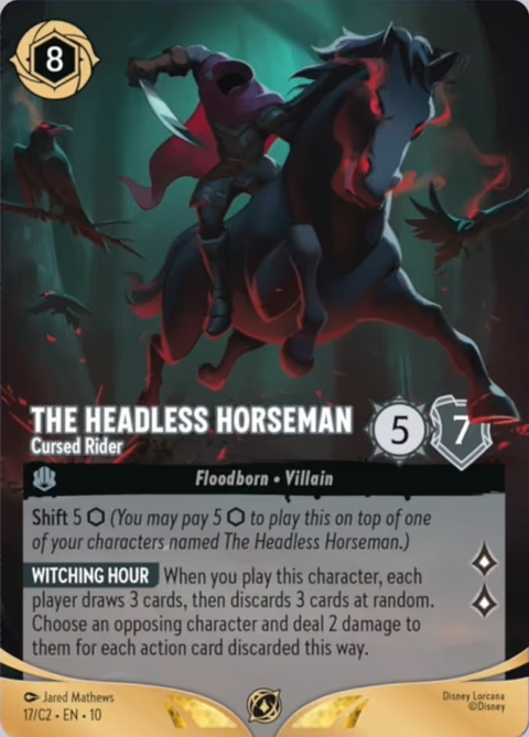 The Headless Horseman - Cursed Rider - 17 - Lorcana Challenge Year 3