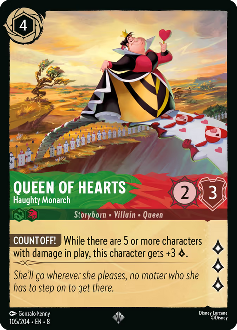 Queen of Hearts - Haughty Monarch - 105 - Reign of Jafar