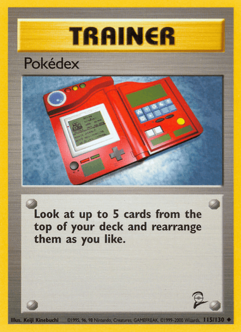 Pokédex 115 Base Set 2 Pokémon card