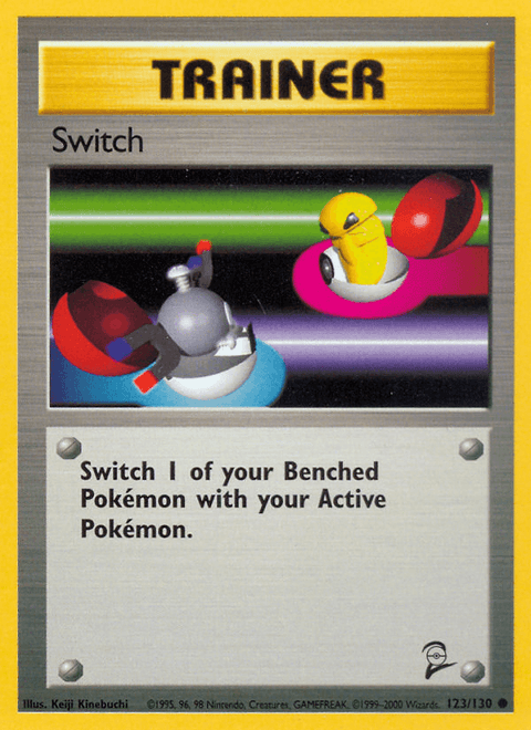 Switch 123 Base Set 2 Pokémon card