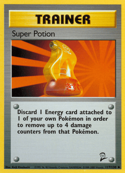 Super Potion 117 Base Set 2 Pokémon card