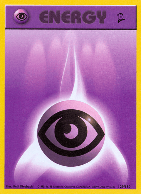 Psychic Energy 129 Base Set 2 Pokémon card