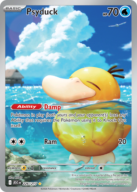 Psyduck 226 Ascended Heroes Pokémon card
