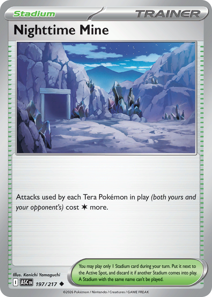 Nighttime Mine 197 Ascended Heroes Pokémon card