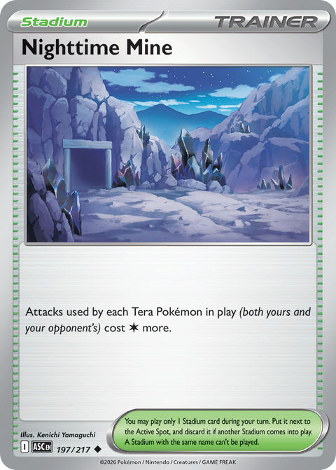 Nighttime Mine 197 Ascended Heroes Pokémon card