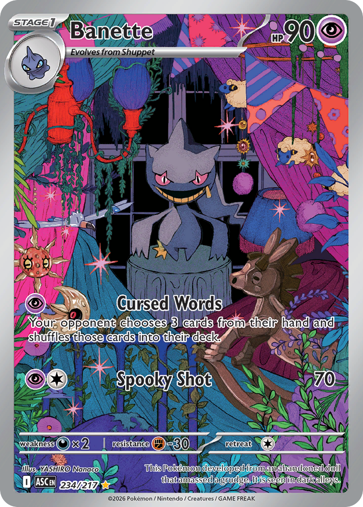 Banette 234 Ascended Heroes Pokémon card