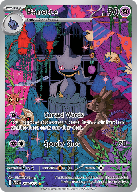 Banette 234 Ascended Heroes Pokémon card