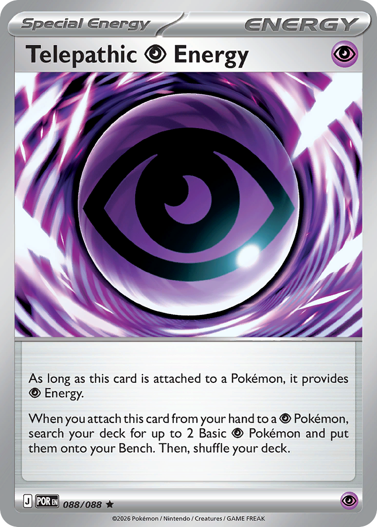 Telepathic Psychic Energy 88 Perfect Order Pokémon card