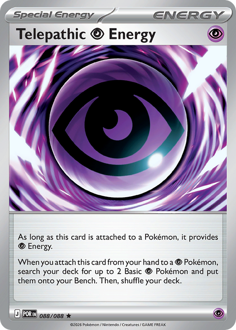 Telepathic Psychic Energy 88 Perfect Order Pokémon card