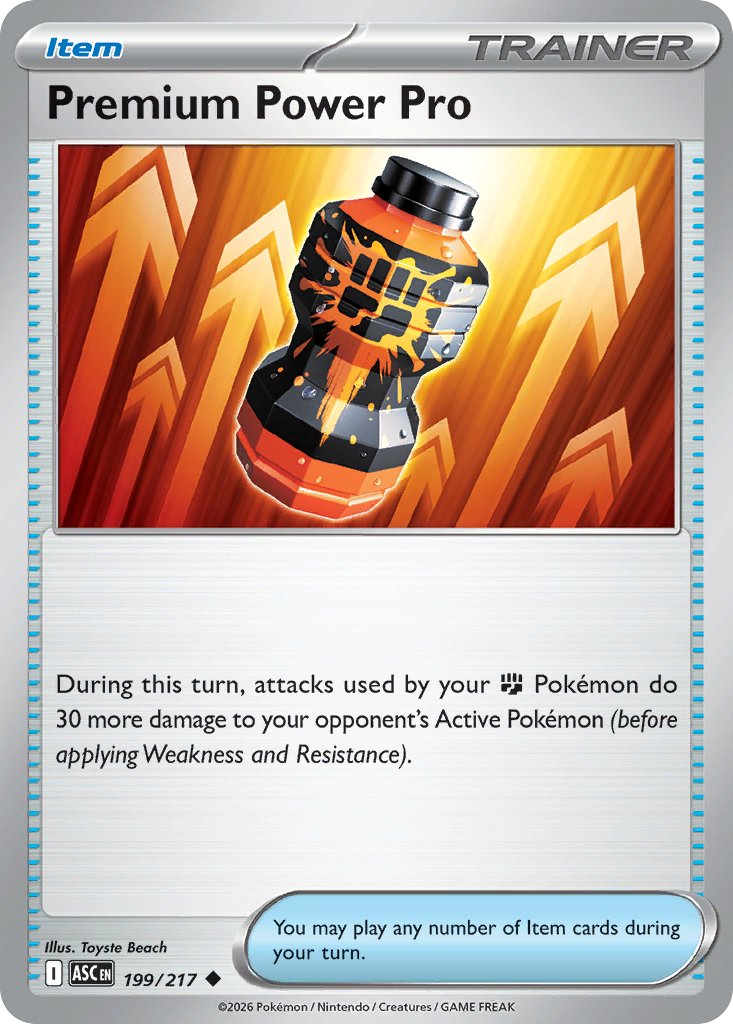 Premium Power Pro 199 Ascended Heroes Pokémon card