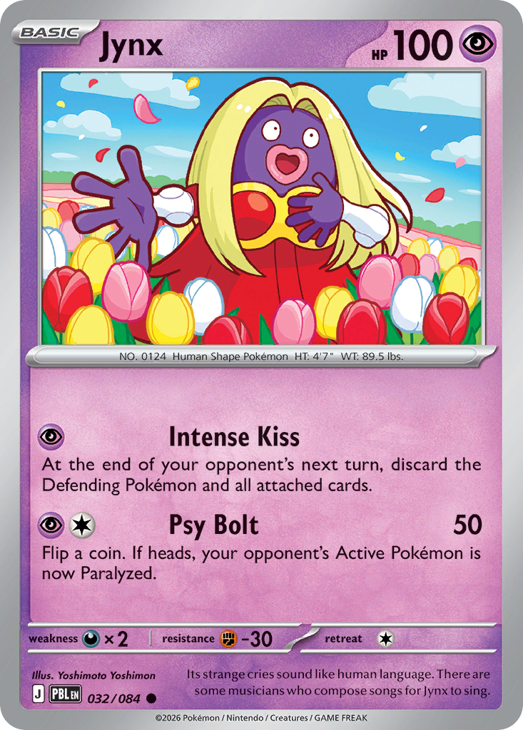 Jynx 32 Pitch Black Pokémon card