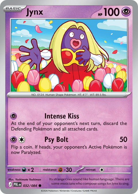 Jynx 32 Pitch Black Pokémon card