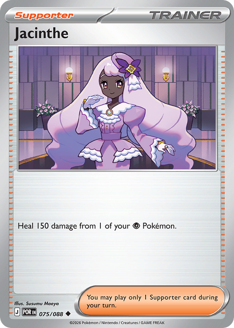 Jacinthe 75 Perfect Order Pokémon card