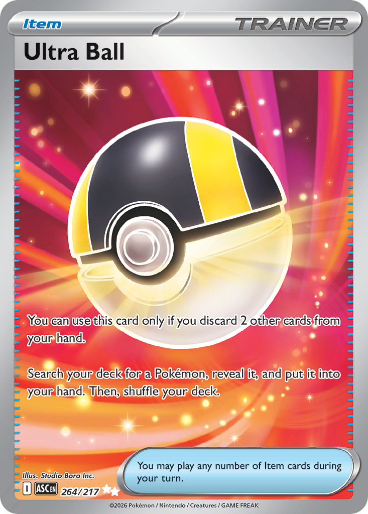 Ultra Ball 264 Ascended Heroes Pokémon card