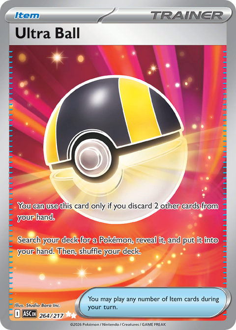 Ultra Ball 264 Ascended Heroes Pokémon card