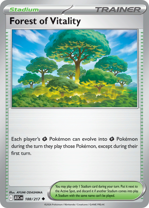 Forest of Vitality 188 Ascended Heroes Pokémon card