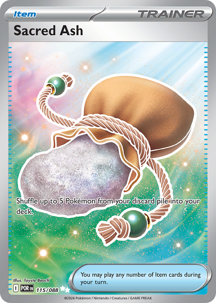 Sacred Ash 115 Perfect Order Pokémon card