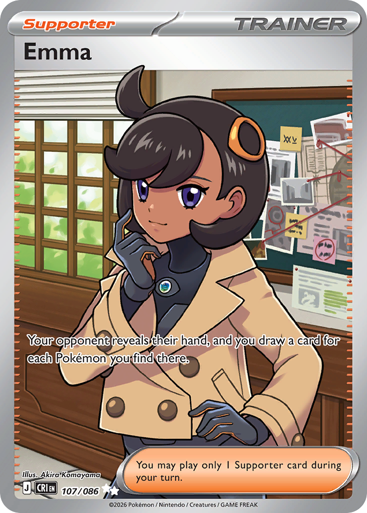 Emma 107 Chaos Rising Pokémon card