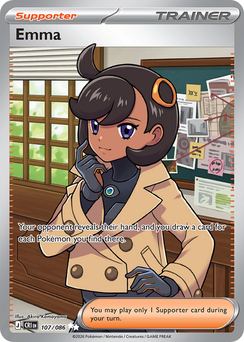 Emma 107 Chaos Rising Pokémon card