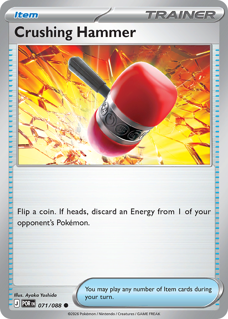 Crushing Hammer 71 Perfect Order Pokémon card