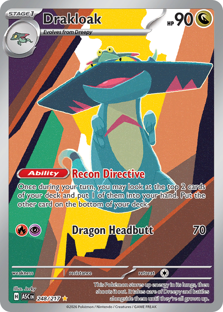 Drakloak 248 Ascended Heroes Pokémon card