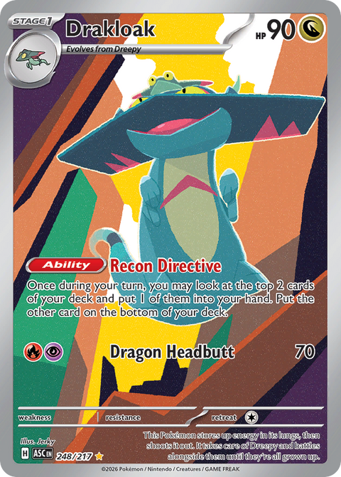 Drakloak 248 Ascended Heroes Pokémon card