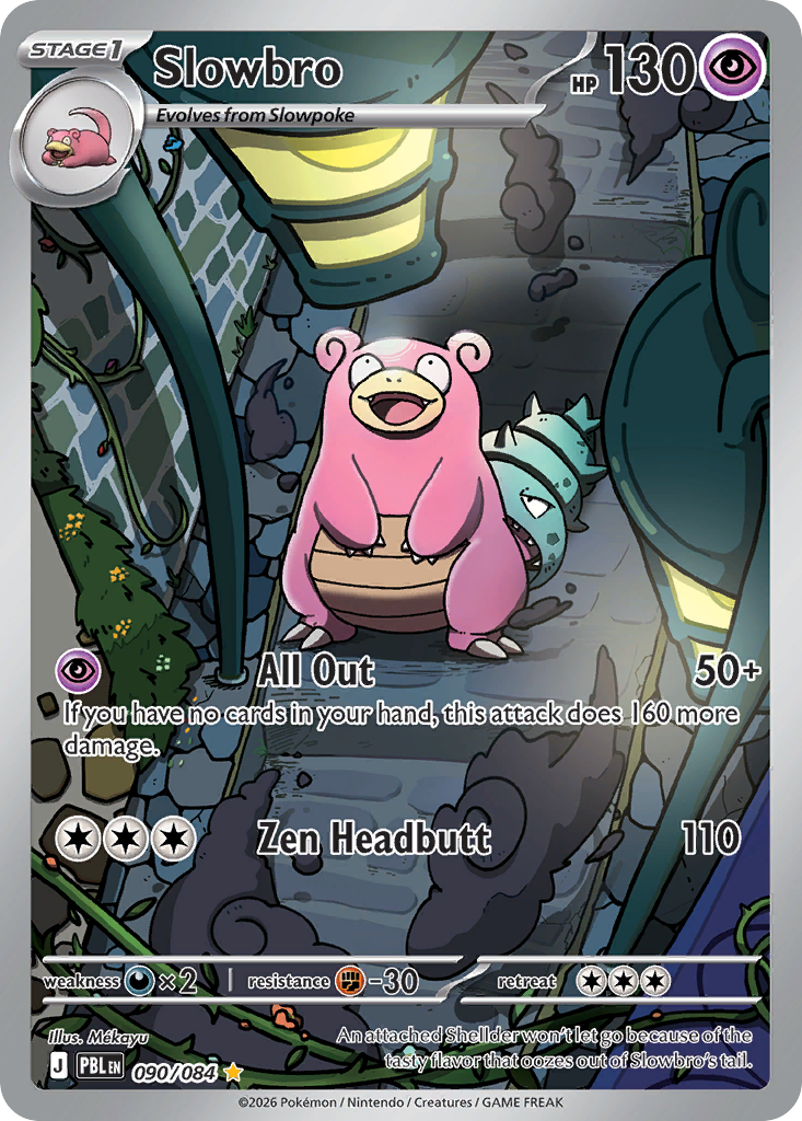 Slowbro 90 Pitch Black Pokémon card