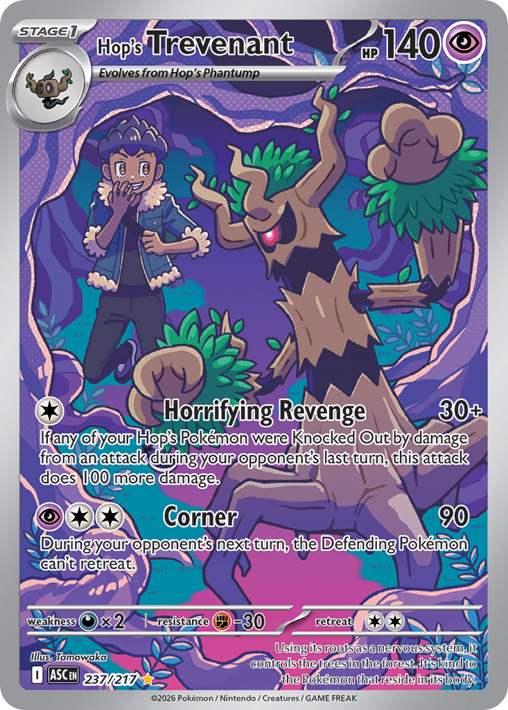 Hop's Trevenant 237 Ascended Heroes Pokémon card