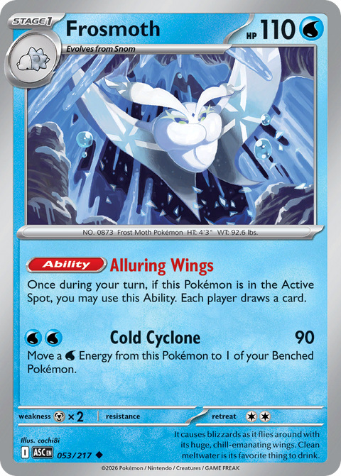 Frosmoth 53 Ascended Heroes Pokémon card