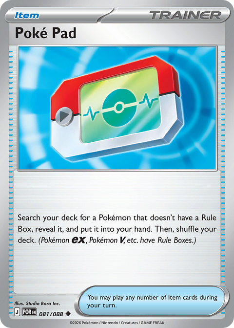 Poké Pad 81 Perfect Order Pokémon card