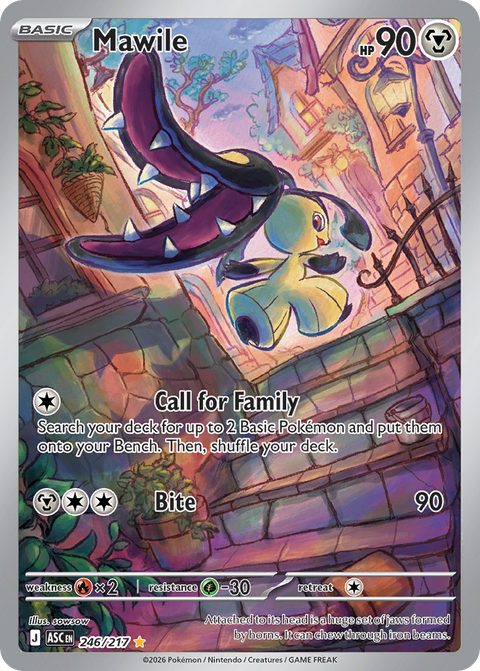 Mawile 246 Ascended Heroes Pokémon card