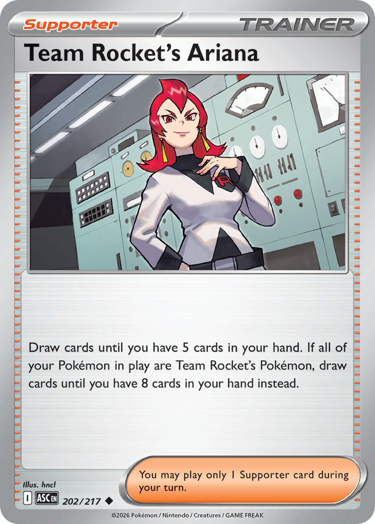 Team Rocket's Ariana 202 Ascended Heroes Pokémon card