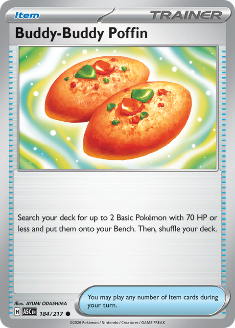 Buddy-Buddy Poffin 184 Ascended Heroes Pokémon card