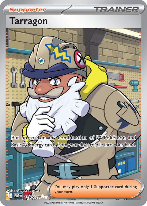 Tarragon 116 Perfect Order Pokémon card