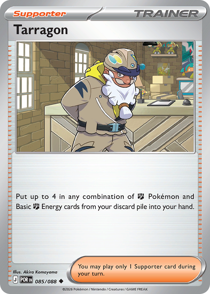 Tarragon 85 Perfect Order Pokémon card