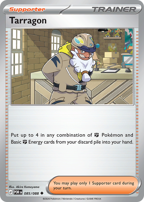 Tarragon 85 Perfect Order Pokémon card