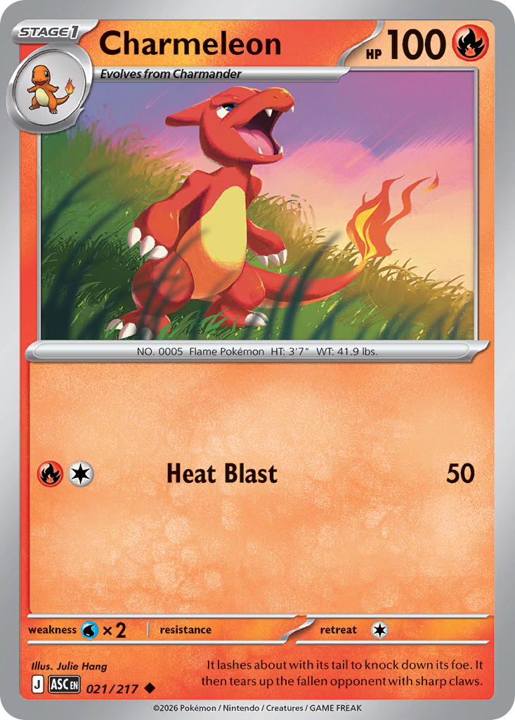 Charmeleon 21 Ascended Heroes Pokémon card