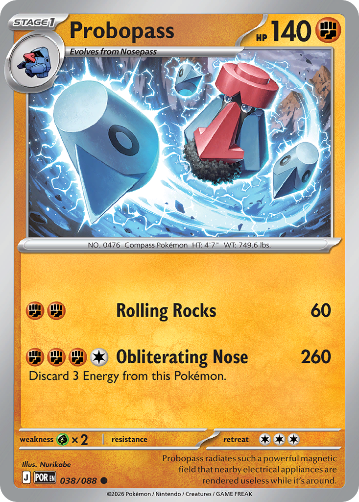 Probopass 38 Perfect Order Pokémon card