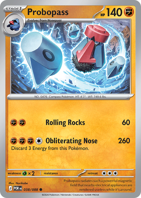 Probopass 38 Perfect Order Pokémon card
