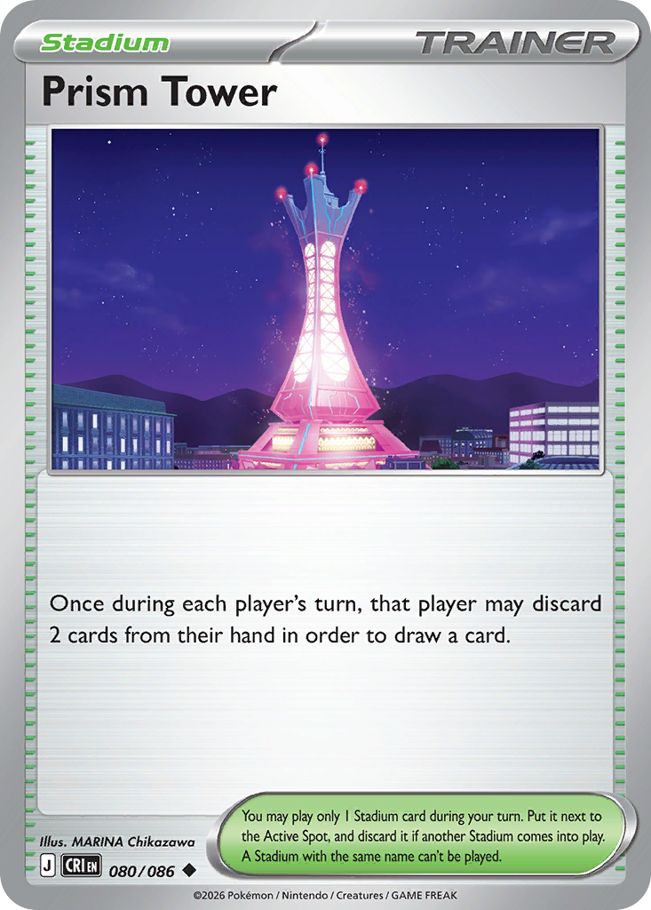 Prism Tower 80 Chaos Rising Pokémon card