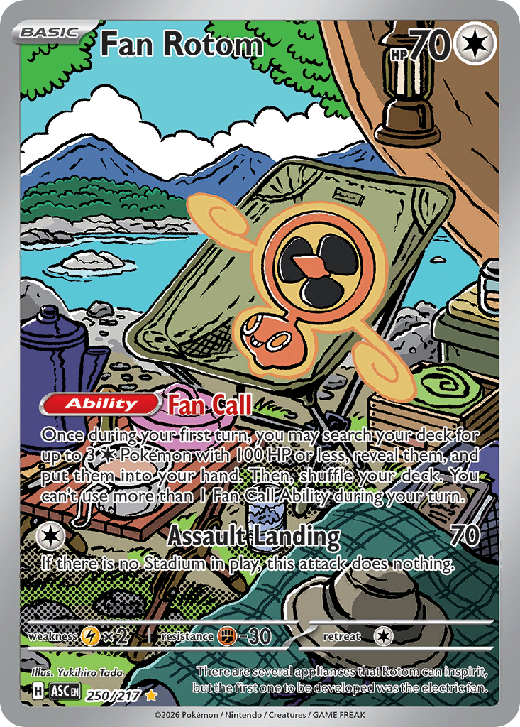 Fan Rotom 250 Ascended Heroes Pokémon card