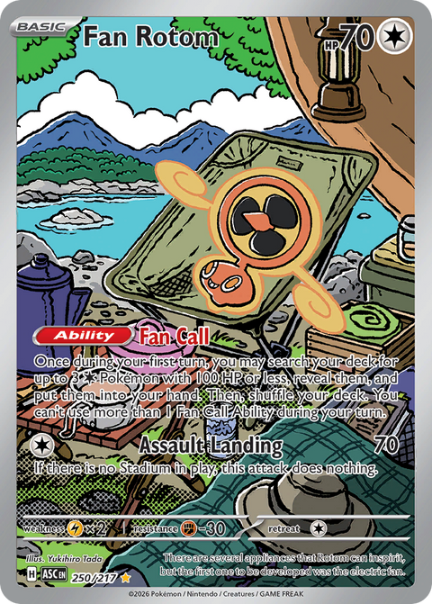 Fan Rotom 250 Ascended Heroes Pokémon card