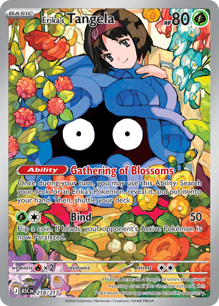 Erika's Tangela 218 Ascended Heroes Pokémon card
