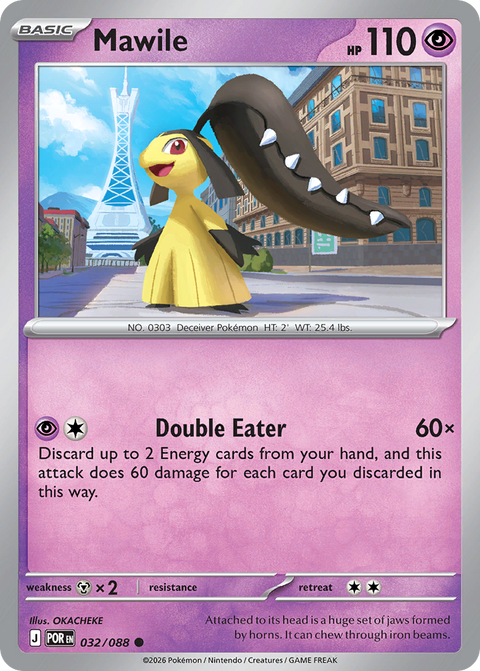 Mawile 32 Perfect Order Pokémon card
