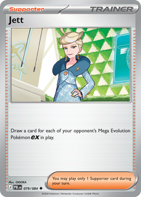 Jett 79 Pitch Black Pokémon card