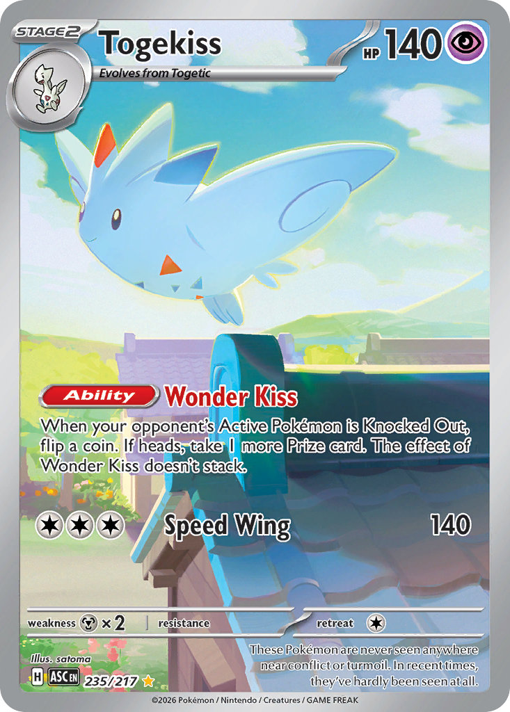 Togekiss 235 Ascended Heroes Pokémon card