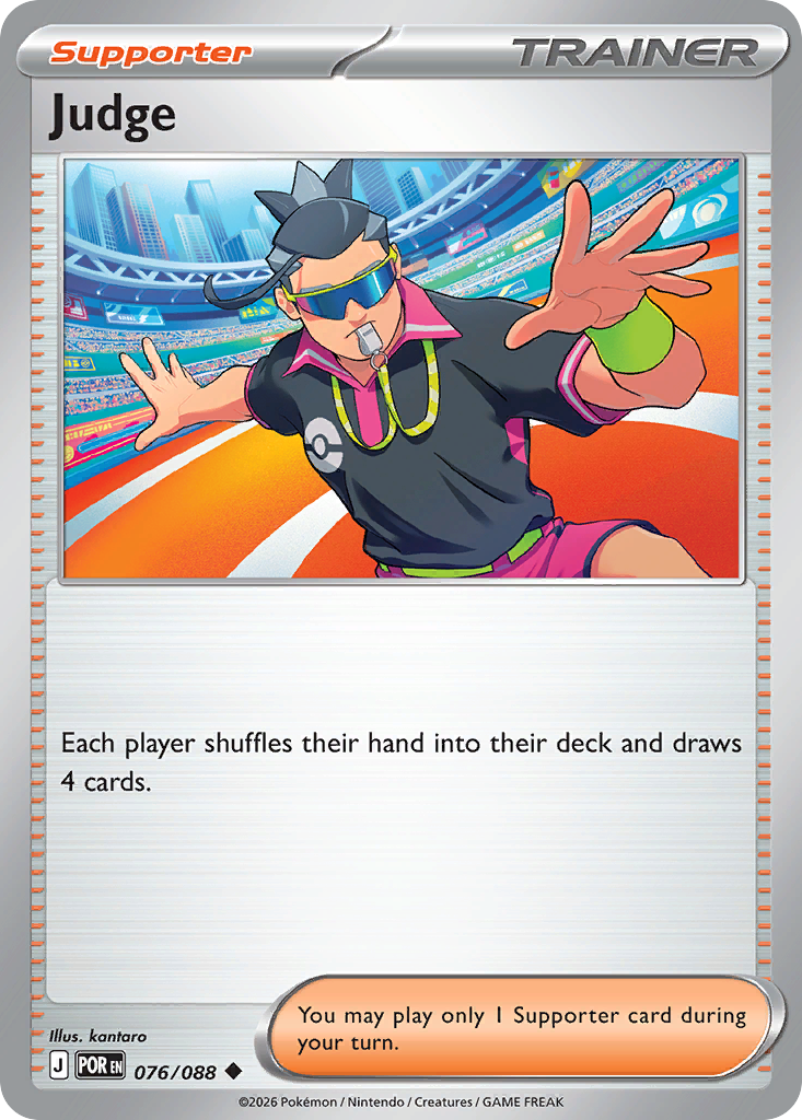 Judge 76 Perfect Order Pokémon card